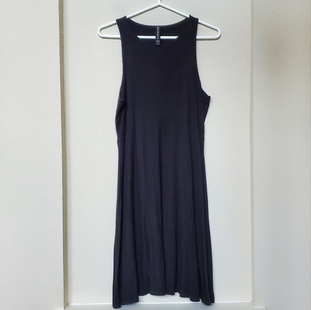 Athleta Black Pullover Women’s Dress Modal Stretch Sleeveless Size M